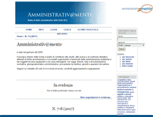 Tablet Screenshot of amministrativamente.com
